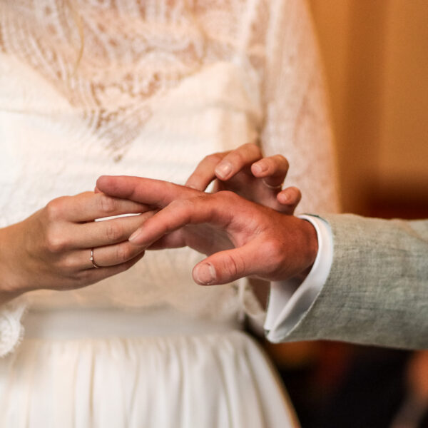 Fotos von den Ringen bei Johanna & Simon